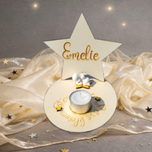 Teelichthalter Namensstern