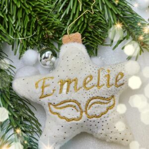 Stern aus Kuschelstoff