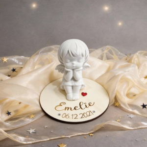 Engelsgruß auf Holz